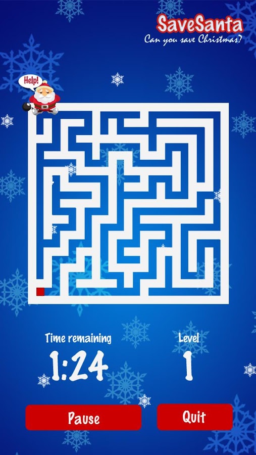 Save Santa - Maze Game截图3