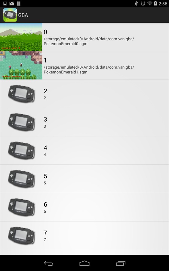GBA (Gameboy Advance) Emulator截图2