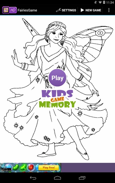 Fairies Memory Game For Kids截图4