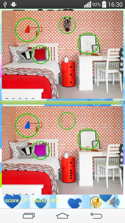 Find Differences kid bedroom截图2