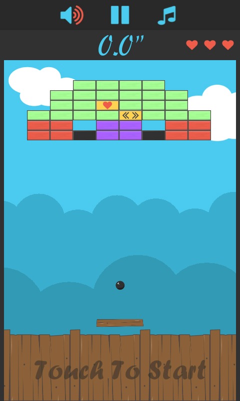 Arcade Game - Bricks Breaker截图4