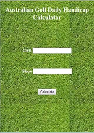 Aust Daily Handicap Calculator截图2