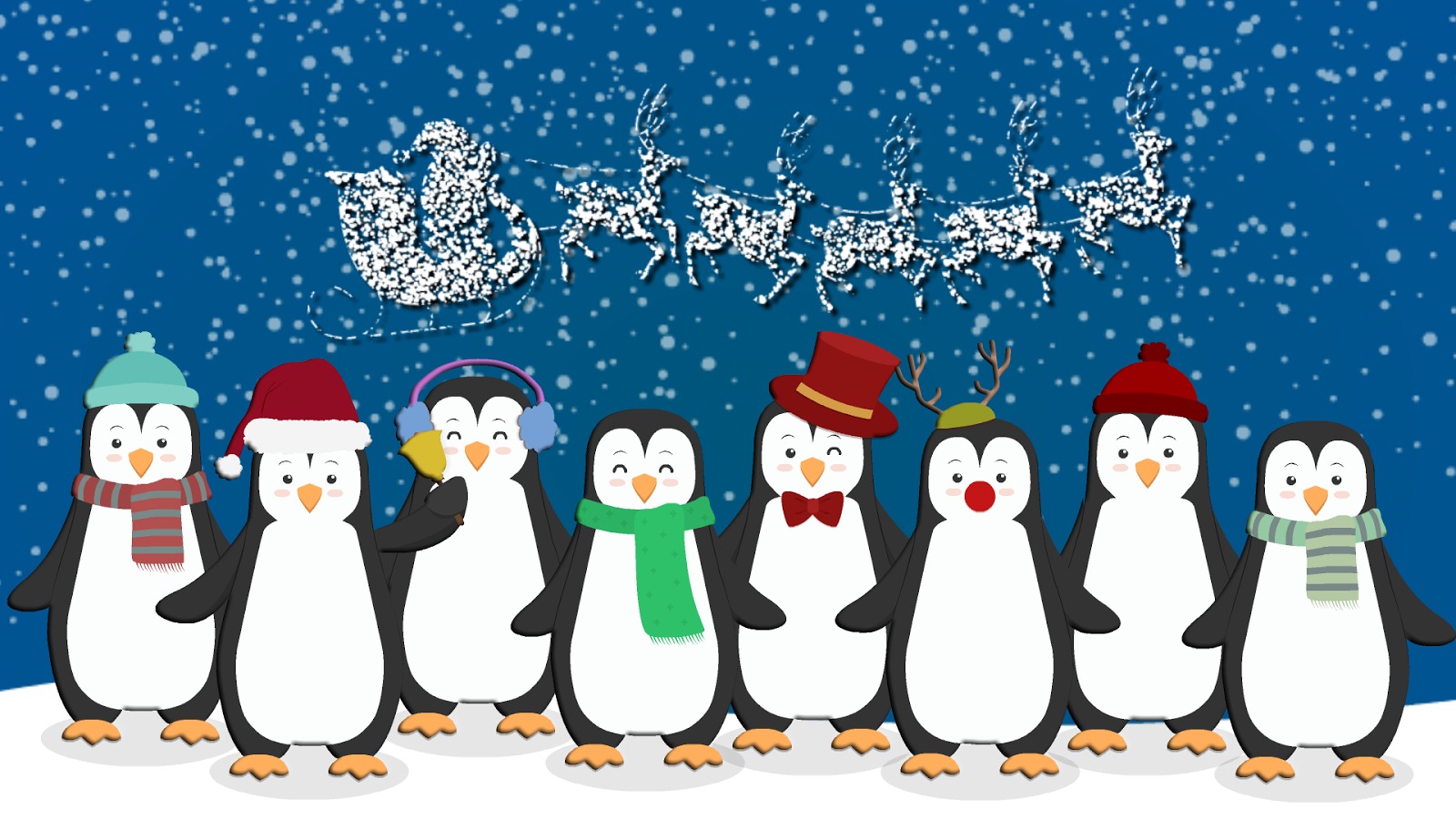 Santa Penguins截图2