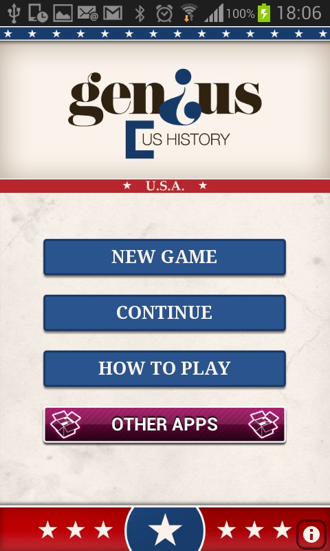 Genius US History Quiz Lite截图1