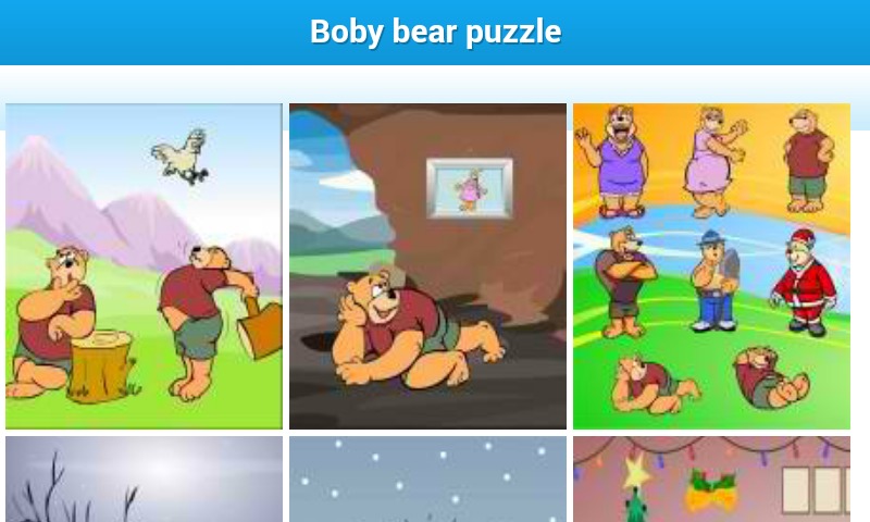 Boby bear - Puzzle截图1