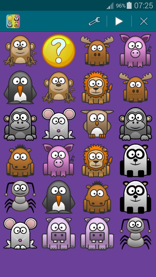 Animals 1, Memory Game (Pairs)截图5