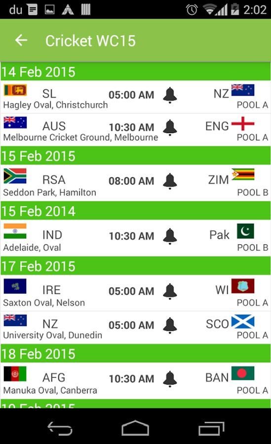 Cricket Mondial 2015截图2