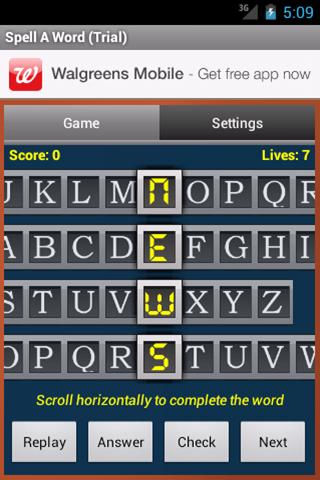 Spell A Word (Trial)截图2