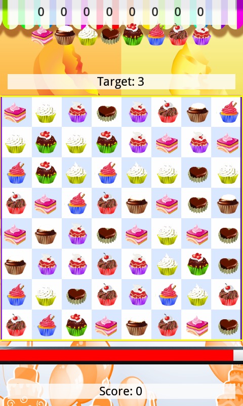 Cwazy Cupcakes - Match Game截图2