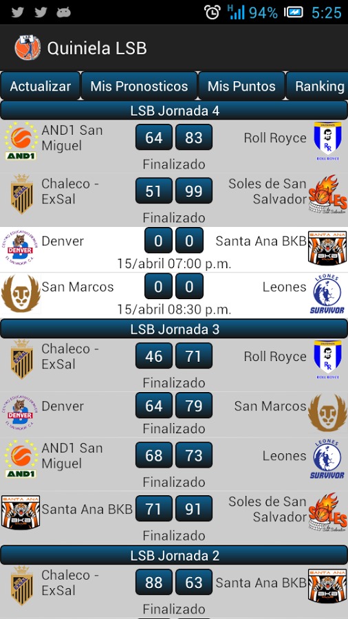 Liga Superior de Baloncesto截图2