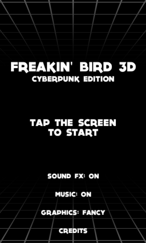 Freakin Bird 3D Cyberpunk Free截图2