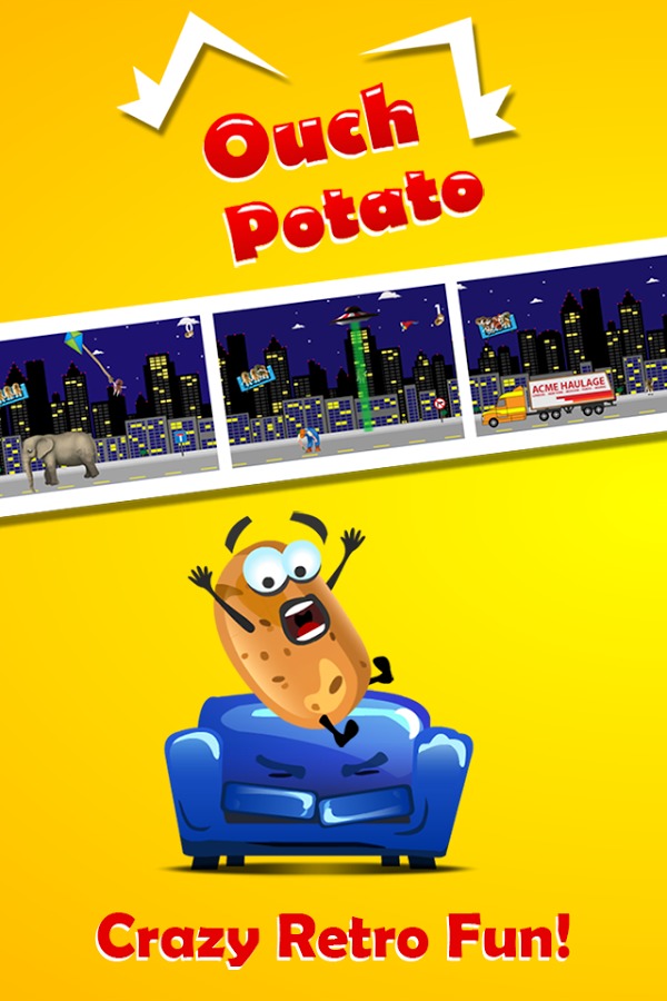 Ouch Potato - Crazy Couch Taxi截图1