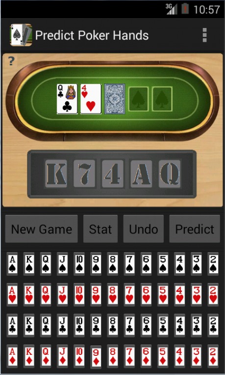 PREDICT POKER HANDS截图1