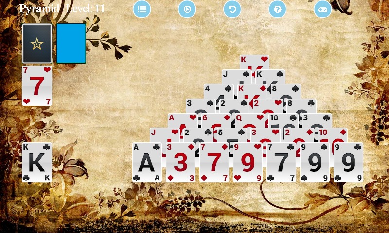 Pyramid Solitaire Free截图5