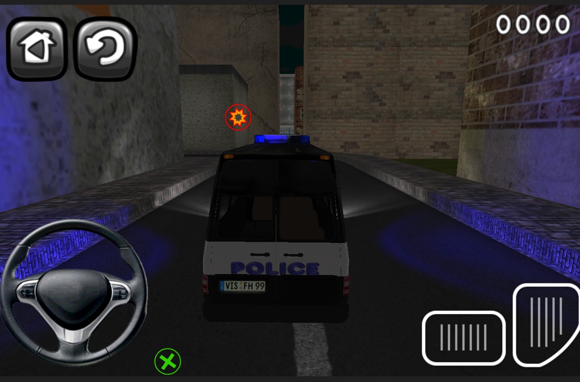 3D Police Truck Parking Game截图4