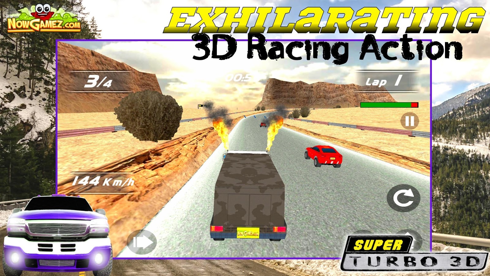 Super Turbo 3D -Race Simulator截图1