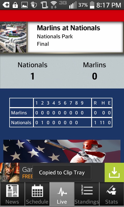 Washington Baseball截图2