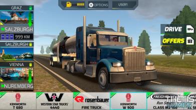 Truck Simulator Europe 2 Free截图5