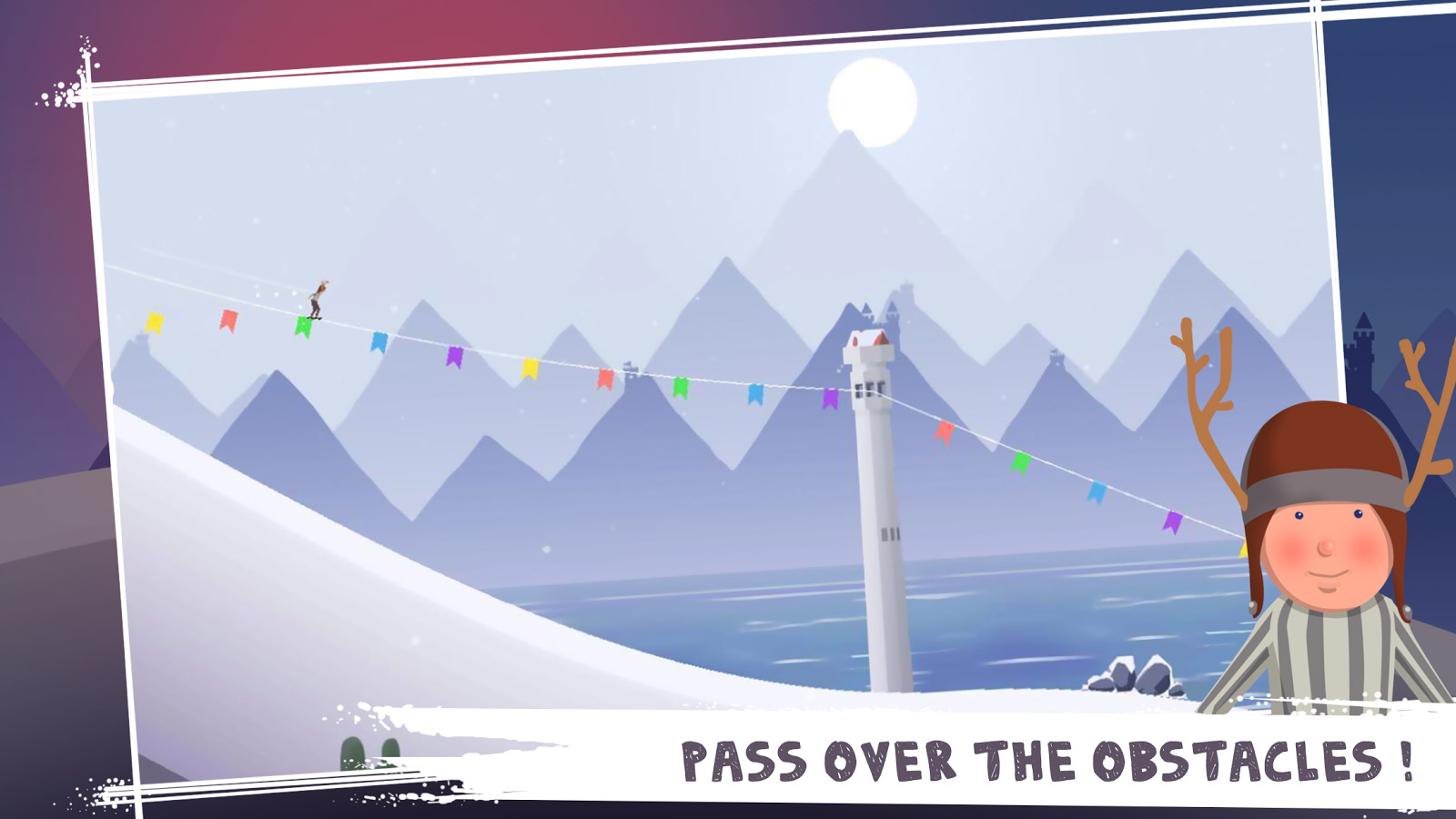 滑雪大冒险-滑雪游戏截图1