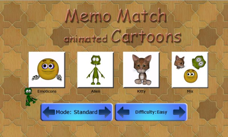 Memo Match Animated Cartoons截图1