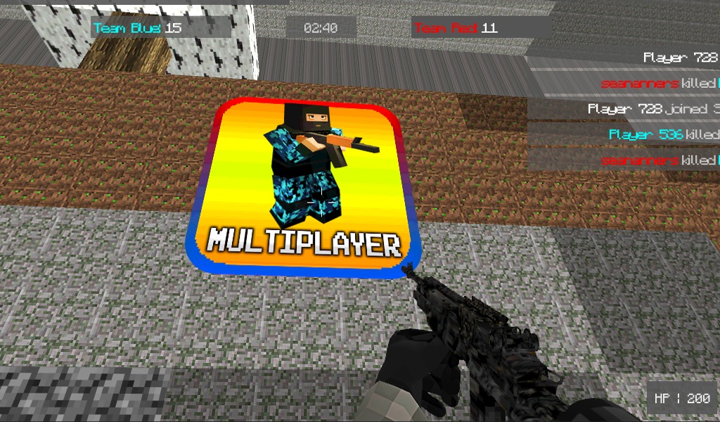 Cube Clans Wars 3D:Multiplayer截图4