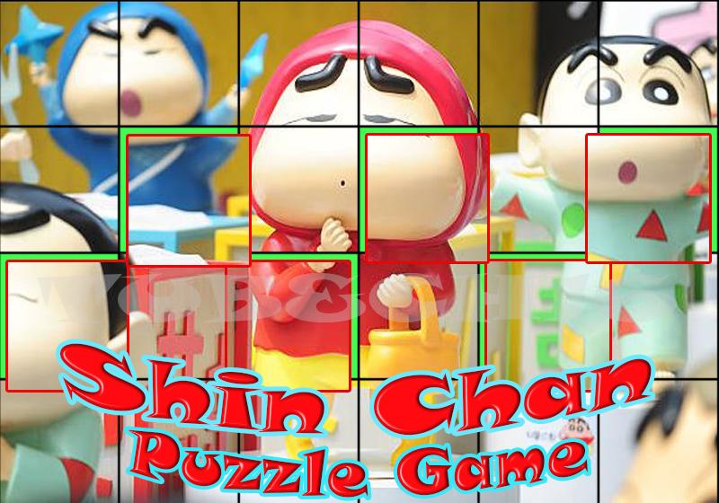 Shin and Chan Wallpaper Puzzle Games截图1