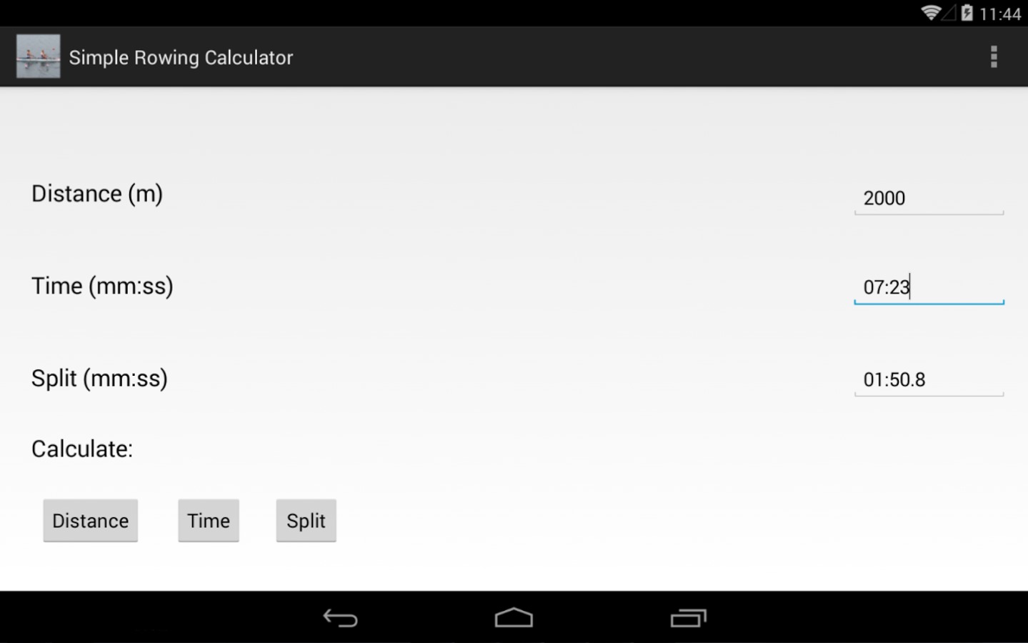 Simple Rowing Calculator截图4