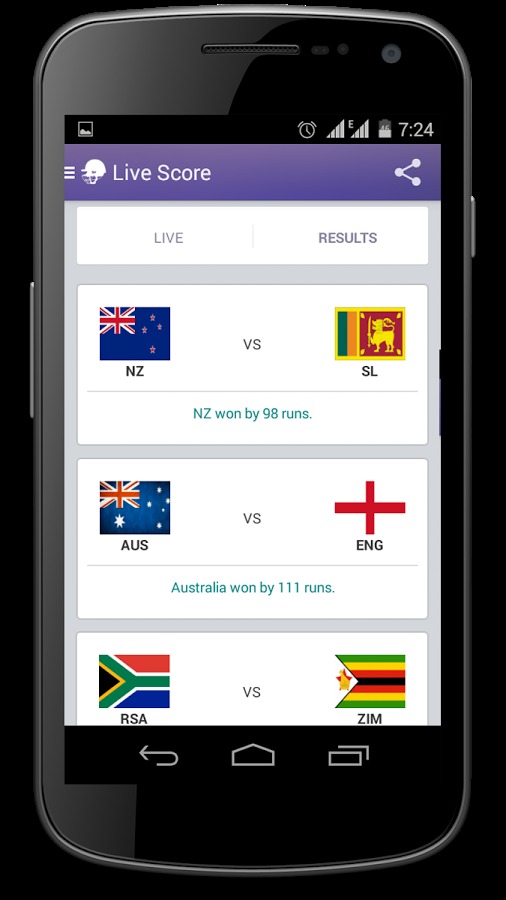 Cricket World Cup 15 Live截图4