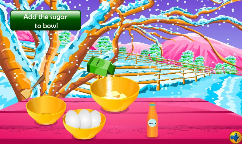 Christmas Sponge Cake Cooking截图2