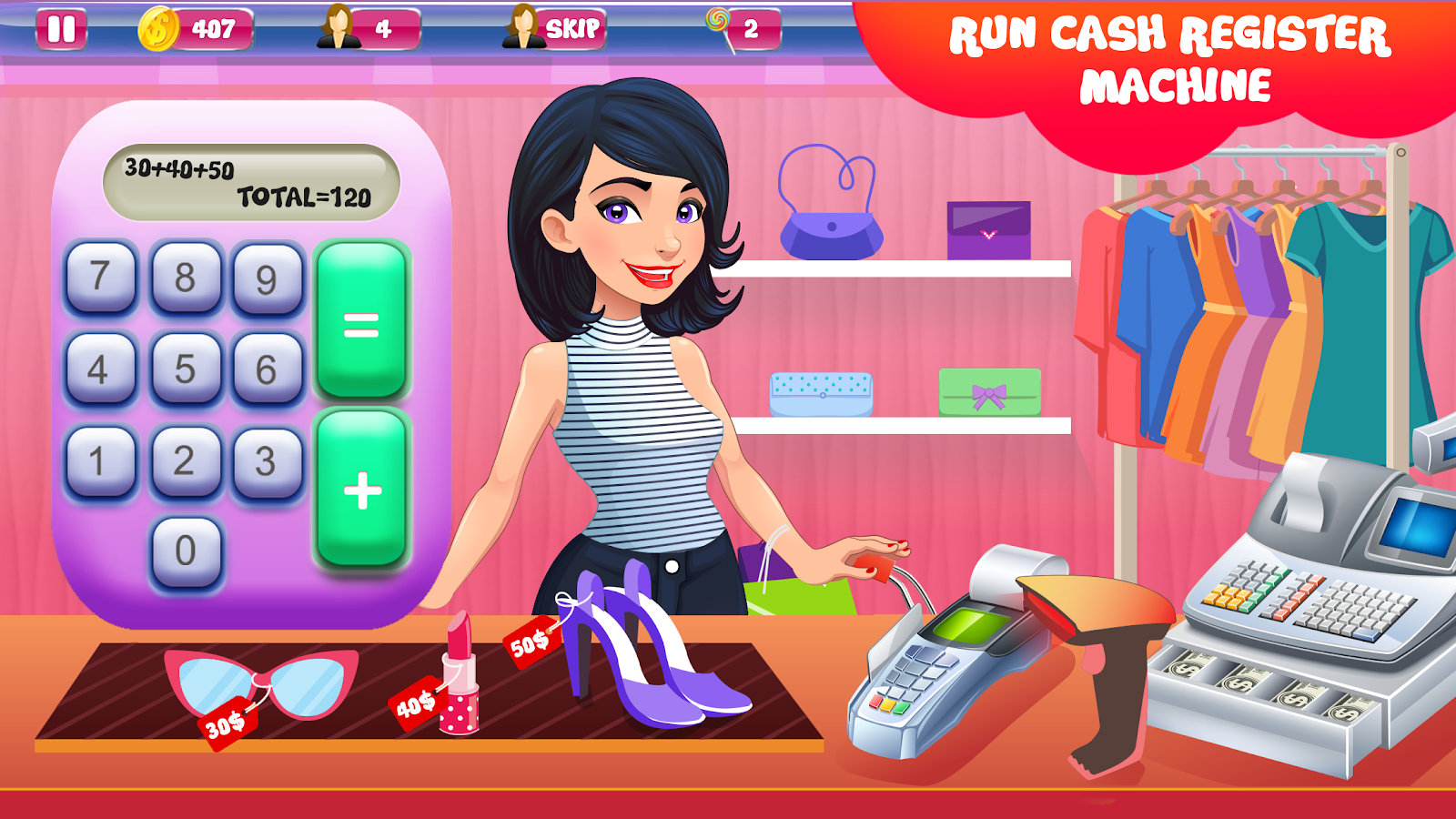 Super Shopping Mall Girls: Cashier Games截图4