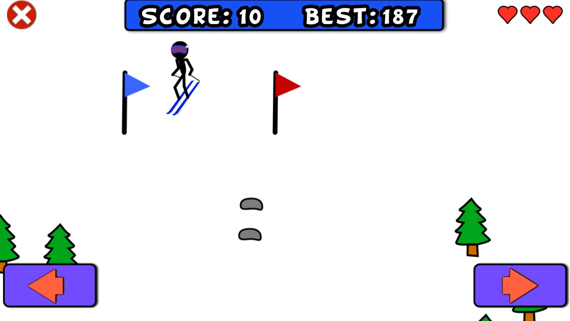 Stick Man Ski Run截图2