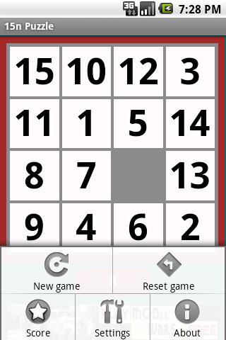 15n Puzzle Game截图2