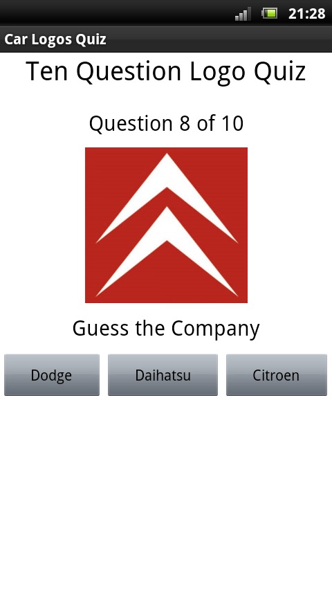 Car Logos Quiz截图2