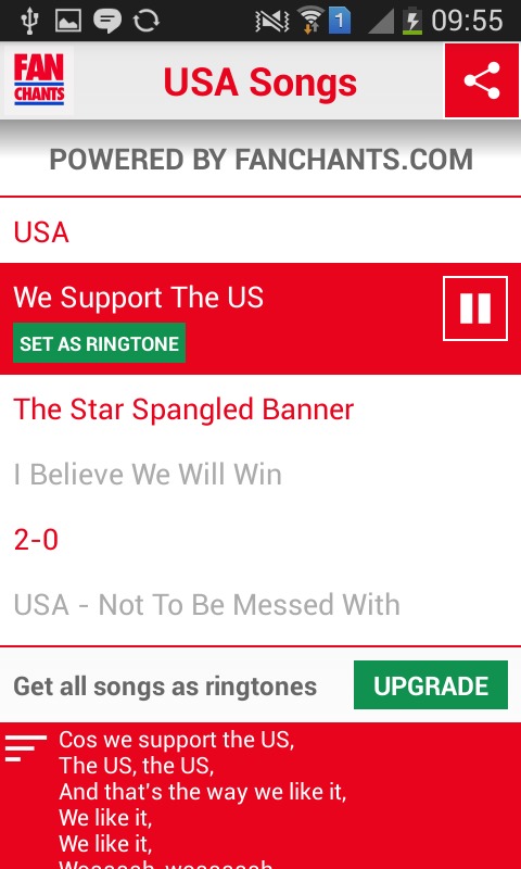 USA! USA! World Cup 2014 Songs截图1