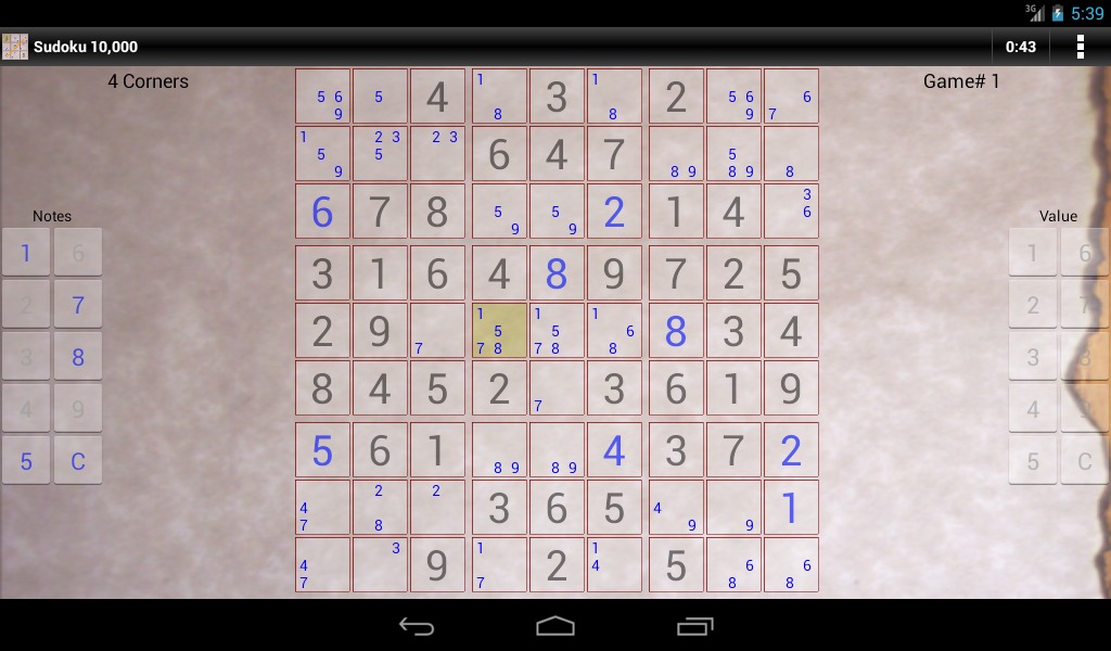 Sudoku 10,000 Trial截图5