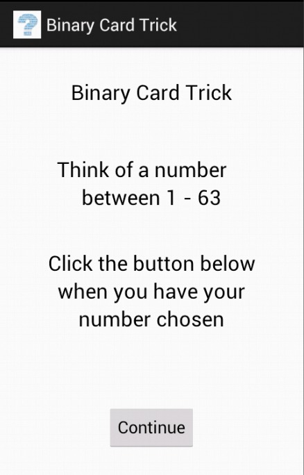 Binary Card Trick截图1