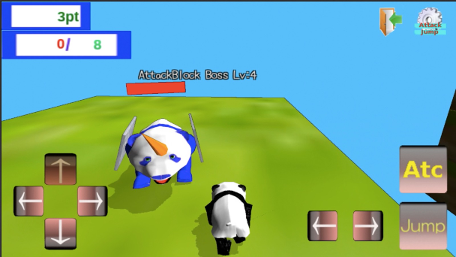 Panda Attacker 3D Action Game截图1