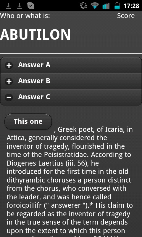 Encyclopedia Quiz 1911 preview截图2