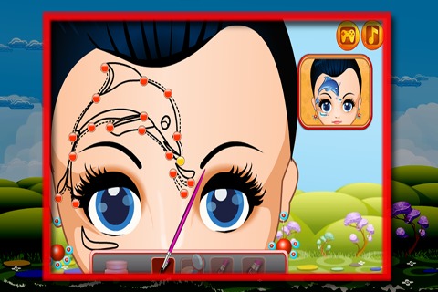 Salon Game : Face Painting截图2