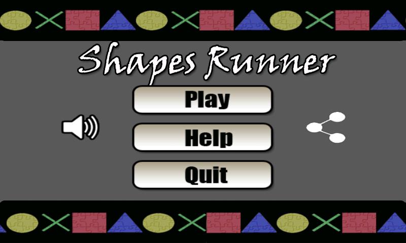 Shapes Runner free game截图1