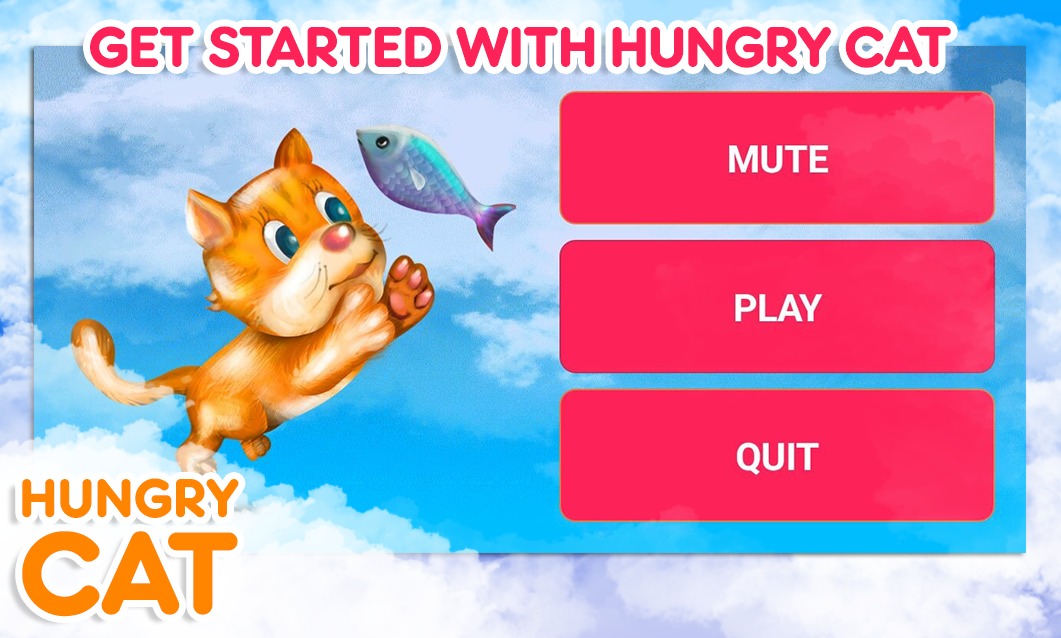 Hungry Cat - Cat and Fish Game截图1