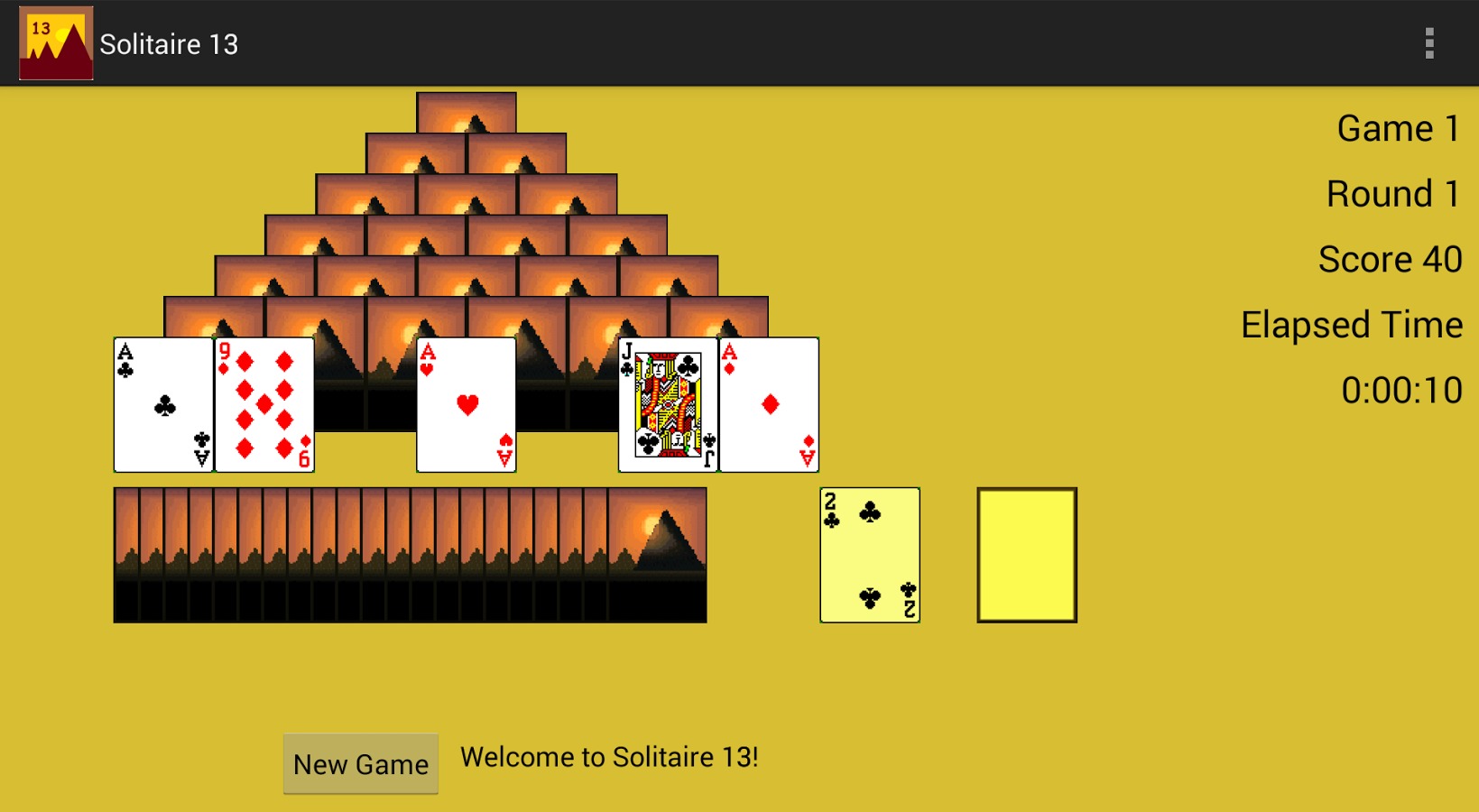 Solitaire 13 with Leaderboards截图2