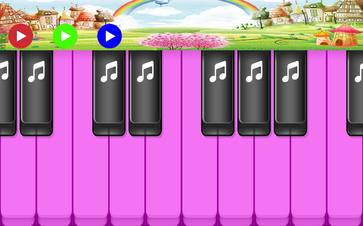 Pink Piano- Play Pink Magical Piano Games for Kids截图2