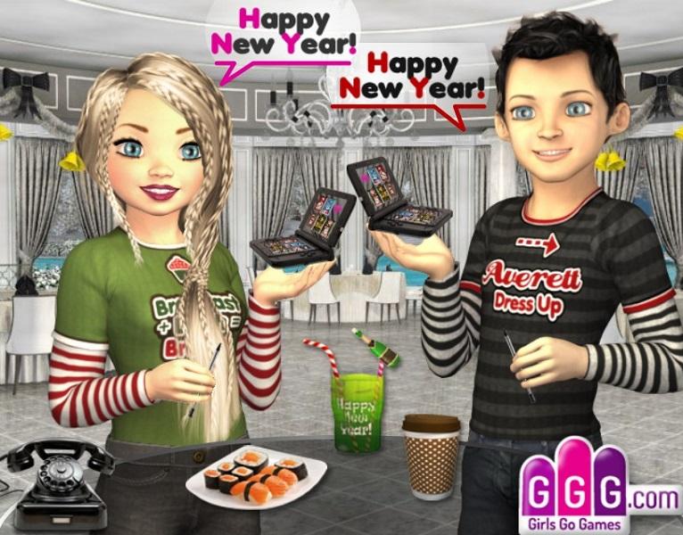 DressUp New Year Game截图2