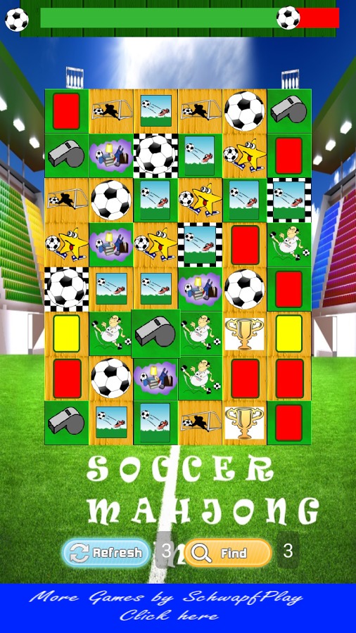 Soccer Mahjong Game for kids截图1