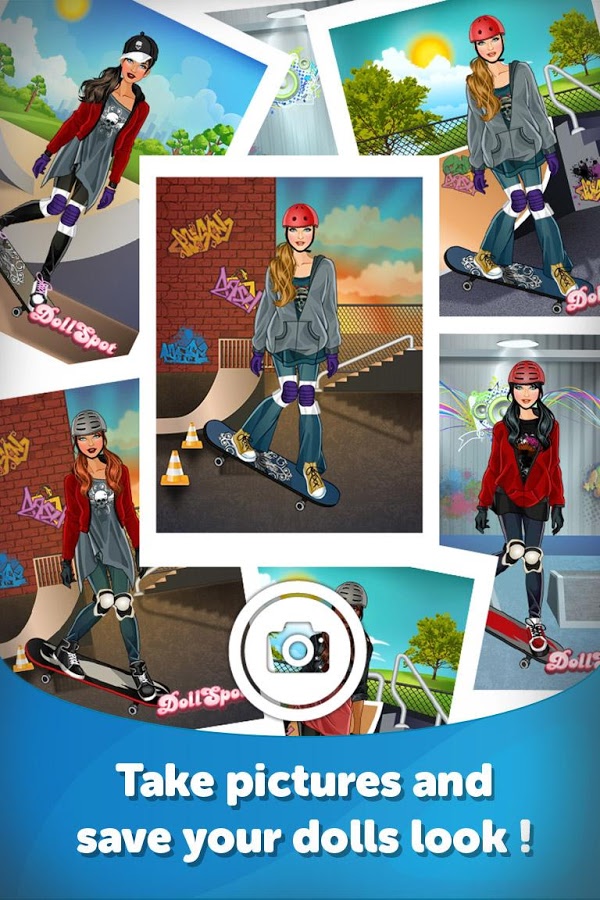 Skater Girl Dress Up Makeover截图3