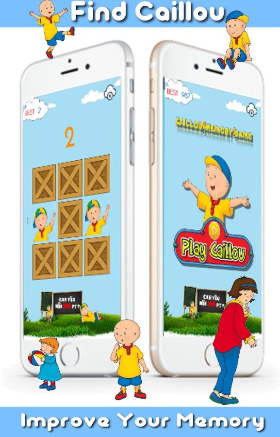 Find Caillou Memory Games For Kids截图5