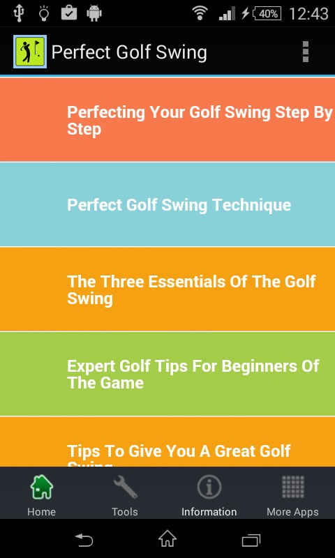 Perfect Golf Swing截图5