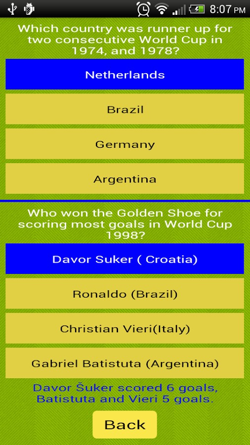 World Cup Football Quiz 2014截图4