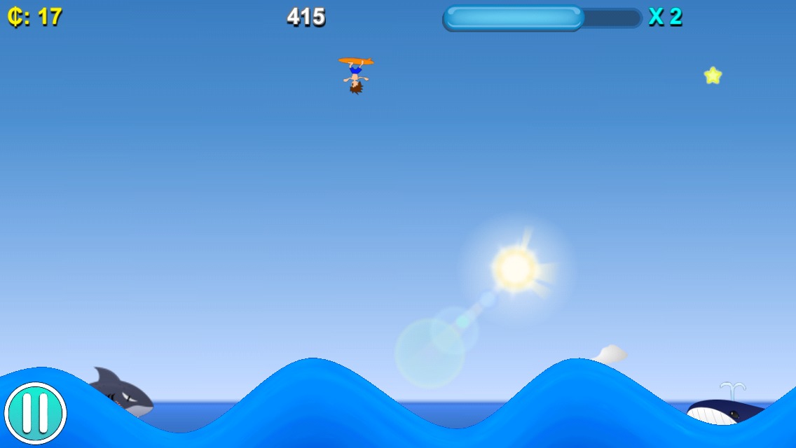 Space Surf : Shark Attack截图5